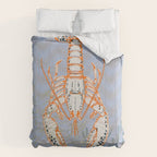 Sea life lobster Neptune's joy Comforter Gallery Image 6