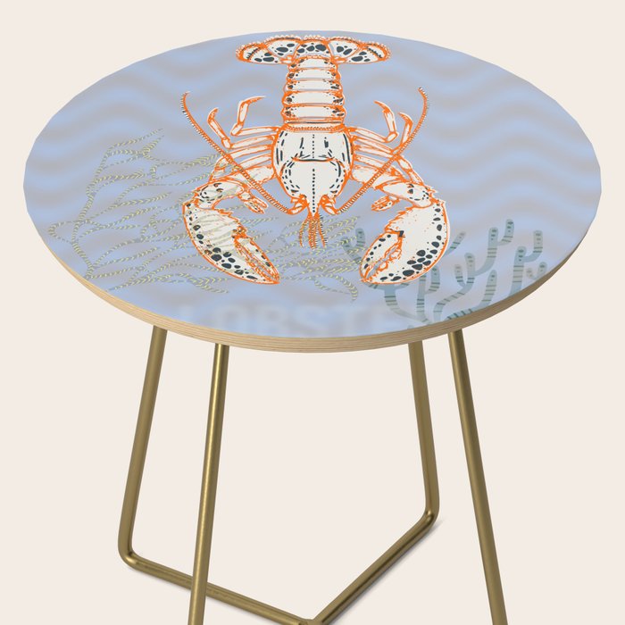 Sea life lobster Neptune's joy Side Table Gallery Image 2