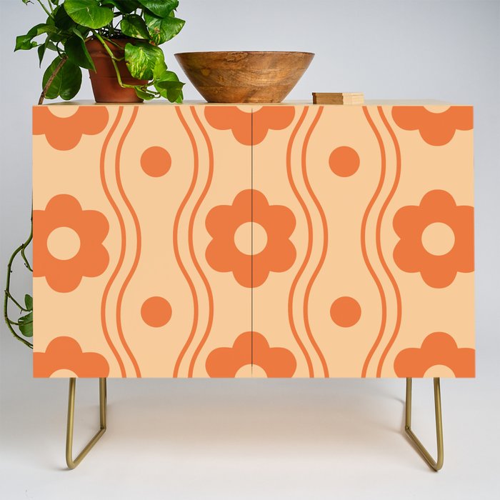 Retro Pattern Credenza Gallery Image 1