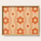 Retro Pattern Serving Tray Gallery Image 1