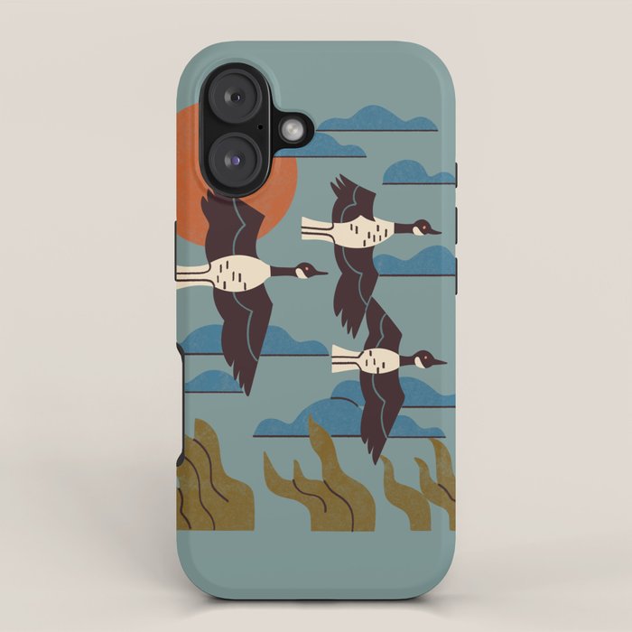 Geese Flying South iPhone Case Gallery Image 1