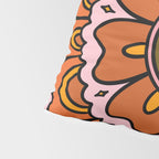 Spooky Yin Yang Flower Pillow Sham Gallery Image 4