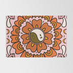 Spooky Yin Yang Flower Rug Gallery Image 2