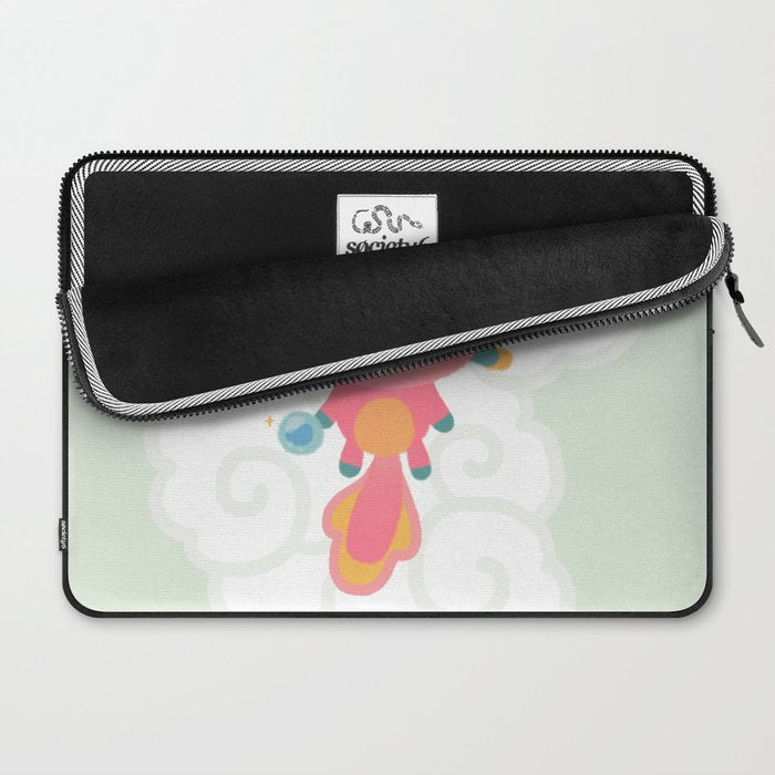 Umpearl - Axolotl with magic pearl Laptop Sleeve Gallery Image 2