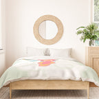 Umpearl - Axolotl with magic pearl Duvet Cover Gallery Image 3