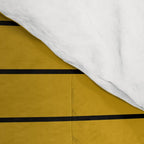 Minimal Arch VII Ochre Modern Geometric Lines Comforter Gallery Image 4