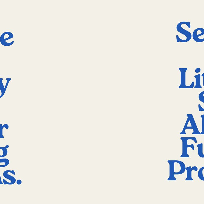 Self Love - Funny Inspirational Quote, Blue Typography Coffee Mug Gallery Image 2