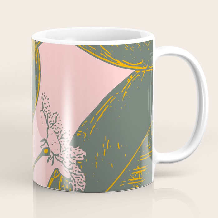 Modern Botanical Banana Leaf Coffee Mug Gallery Image 1