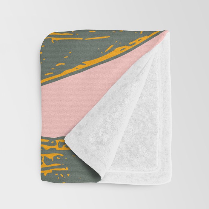 Modern Botanical Banana Leaf Throw Blanket Gallery Image 3