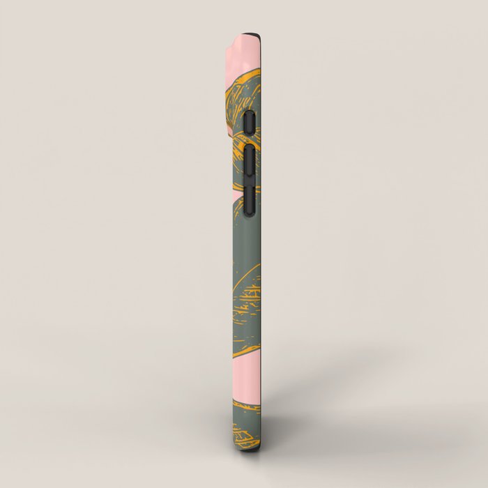 Modern Botanical Banana Leaf iPhone Case Gallery Image 2