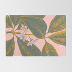 Modern Botanical Banana Leaf Rug Gallery Image 2