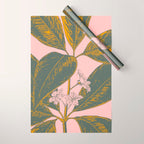 Modern Botanical Banana Leaf Wrapping Paper Gallery Image 1