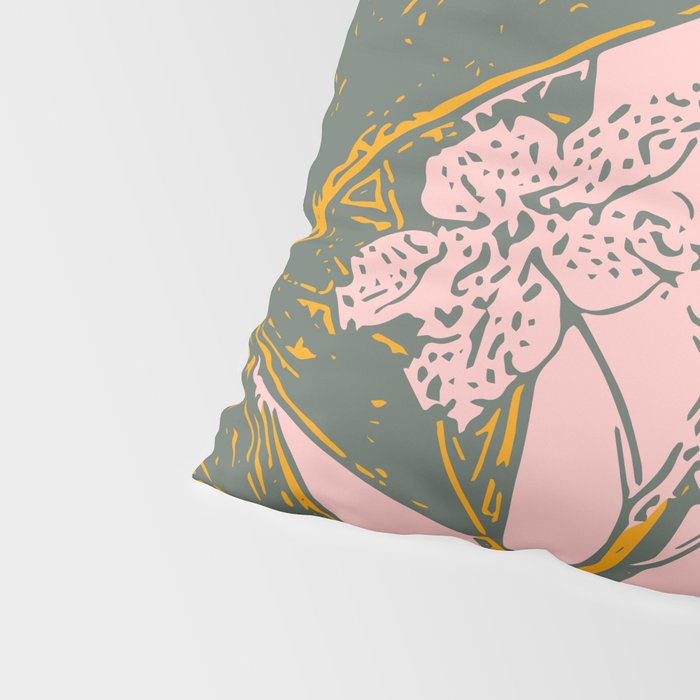 Modern Botanical Banana Leaf Pillow Sham Gallery Image 4