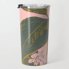 Modern Botanical Banana Leaf Travel Mug Gallery Image 3