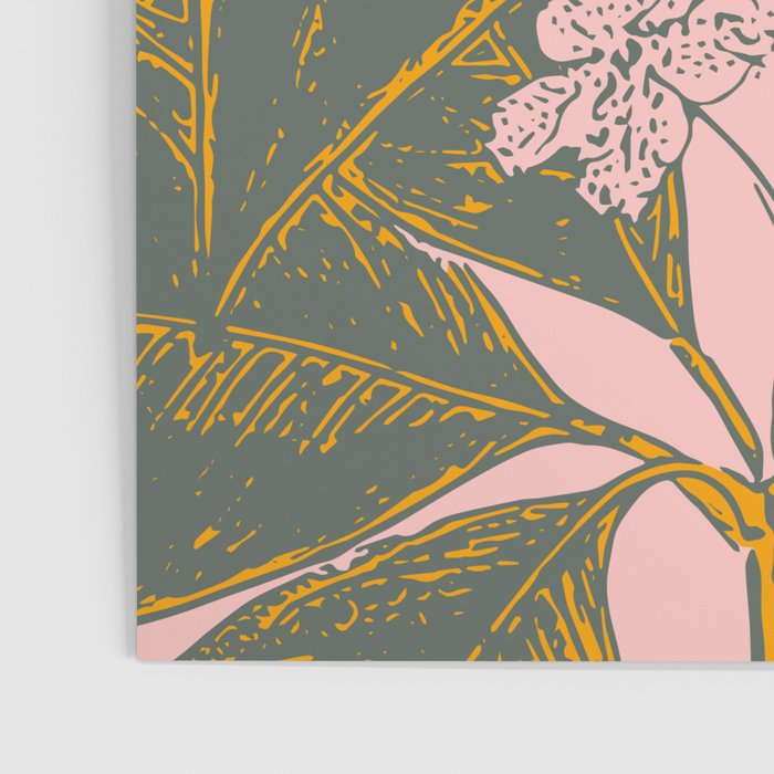 Modern Botanical Banana Leaf Poster Gallery Image 3