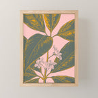 Modern Botanical Banana Leaf Mini Art Print Gallery Image 1