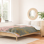 Modern Botanical Banana Leaf Duvet Cover Gallery Image 2
