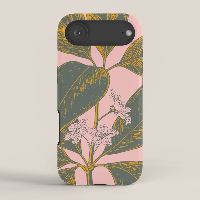 Modern Botanical Banana Leaf iPhone Case Gallery Image 2