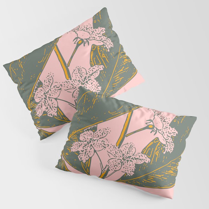 Modern Botanical Banana Leaf Pillow Sham Gallery Image 3