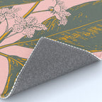 Modern Botanical Banana Leaf Rug Gallery Image 4