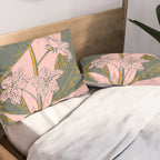 Modern Botanical Banana Leaf Pillow Sham Gallery Image 2