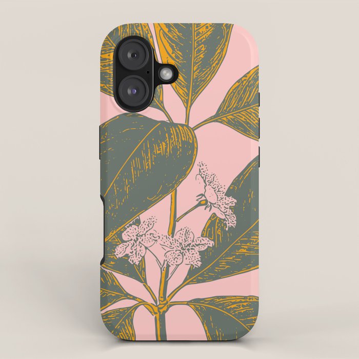 Modern Botanical Banana Leaf iPhone Case Gallery Image 1