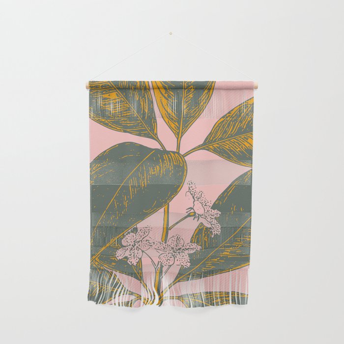 Modern Botanical Banana Leaf Wall Hanging Gallery Image 1