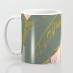 Modern Botanical Banana Leaf Coffee Mug Gallery Image 3