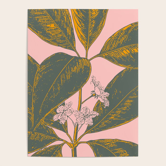 Modern Botanical Banana Leaf Poster Gallery Image 4