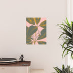 Modern Botanical Banana Leaf Poster Gallery Image 2