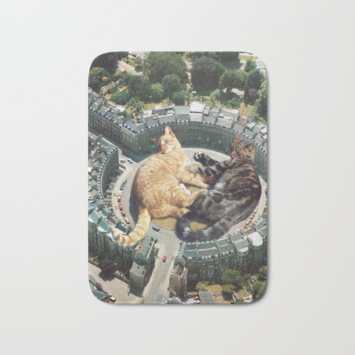 Lazy Cats Roundabout  Bath Mat Gallery Image 1