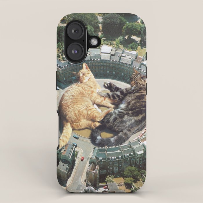 Lazy Cats Roundabout  iPhone Case Gallery Image 1