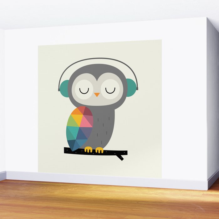 Owl Time Wall Mural Gallery Image 2