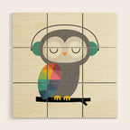 Owl Time Wood Wall Art Gallery Image 1