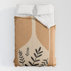 Minimal Abstract Art Vase Comforter Gallery Image 6