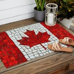 Canada mosaic Outdoor Rug Gallery Image 2