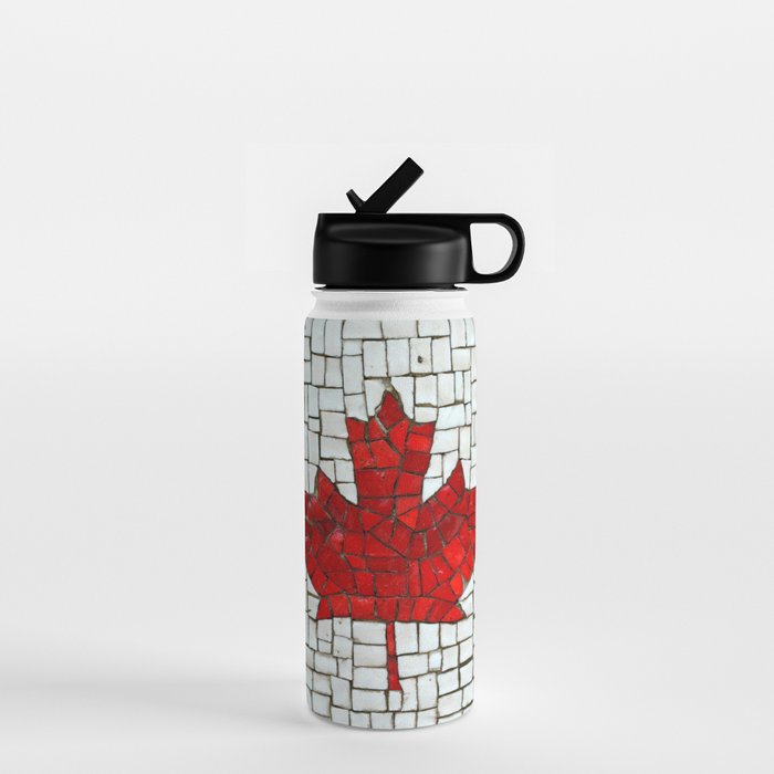 Canada mosaic Water Bottle Gallery Image 1