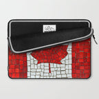 Canada mosaic Laptop Sleeve Gallery Image 2