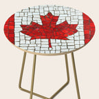 Canada mosaic Side Table Gallery Image 2
