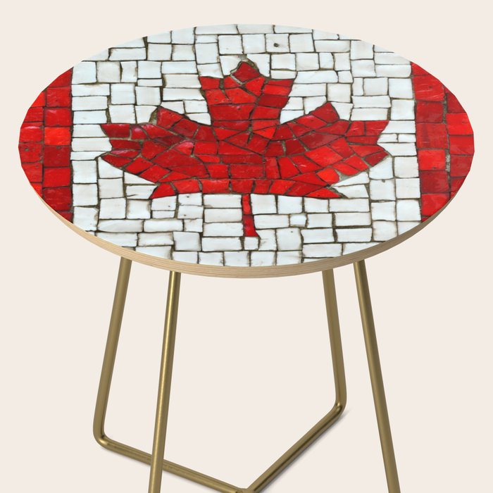Canada mosaic Side Table Gallery Image 2