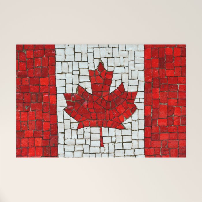 Canada mosaic Welcome Mat Gallery Image 1