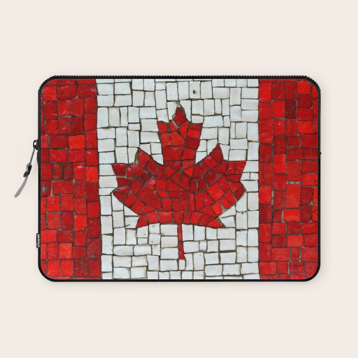 Canada mosaic Laptop Sleeve Gallery Image 1