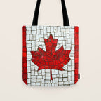 Canada mosaic Tote Bag Gallery Image 1