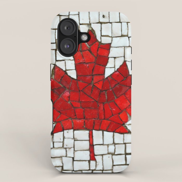 Canada mosaic iPhone Case Gallery Image 1