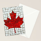 Canada mosaic Stationery Card Gallery Image 2