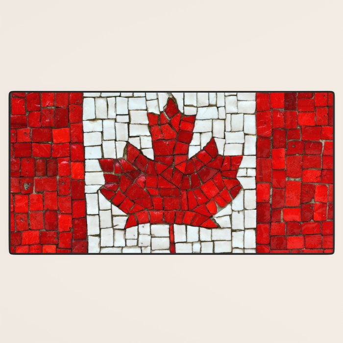 Canada mosaic Desk Mat Gallery Image 3