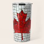 Canada mosaic Travel Mug Gallery Image 1