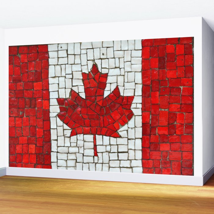 Canada mosaic Wall Mural Gallery Image 2