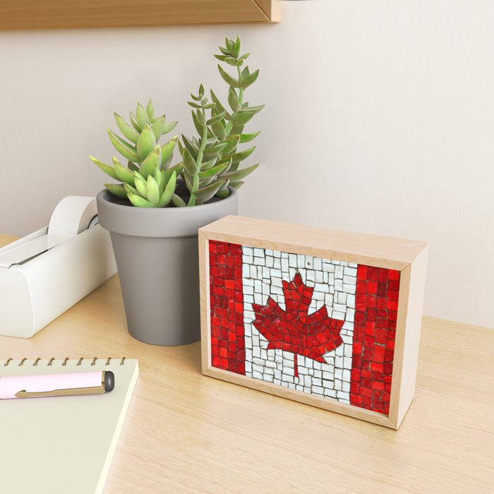 Canada mosaic Mini Art Print Gallery Image 2