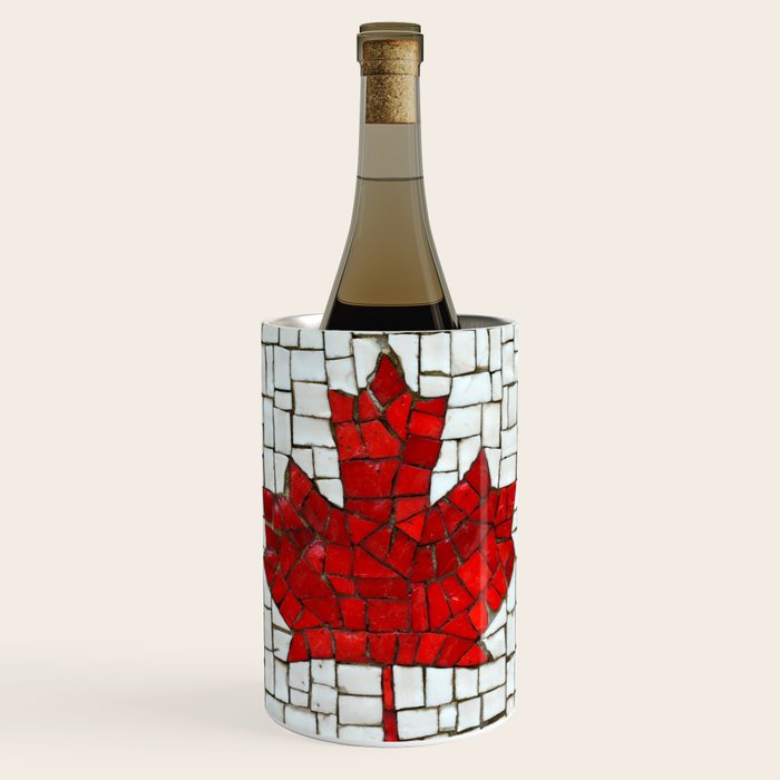 Canada mosaic Wine Chiller Gallery Image 1